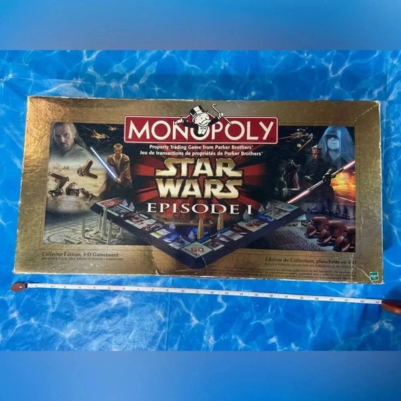 Star Wars - Episode 1 - Monopoly Collector's Edition 3-D Board Game 1999 🎲🎲 - Picture 10 of 16